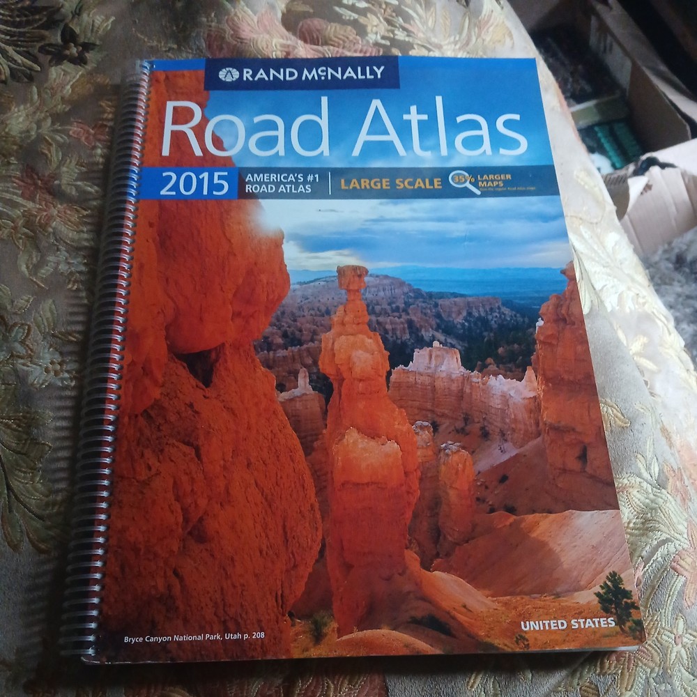 Rand McNally 2015 Large Scale Road Atlas United States Spiral Bound