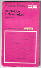 CAMBRIDGE & NEWMARKET – Ordnance Survey Map