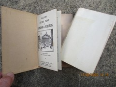 Bacon’s Ruby Map of London & Suburbs, with Index & Strangers Guide, c1948