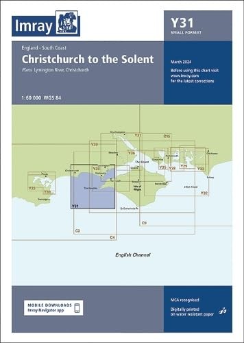 Imray Y Series Y31 Christchurch to the Solent (Small Format) (Map) Y Charts