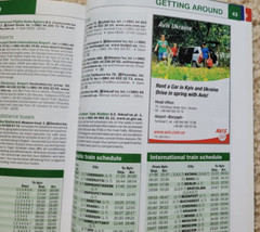 Kyiv Kiev Ukraine pocket guide, map year 2012 places to visit, metro underground