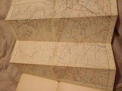 Ordnance Survey 2 1/2 Inch Cloth Map – Sheet 34/87- 1948 Bordley/ Threshfield