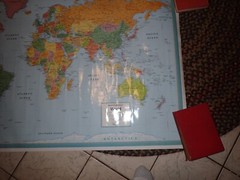 Rand McNally World Wall Map Laminated undated 33″ x 50″