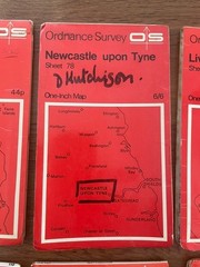Vintage OS One Inch Maps Bundle x11 Ordnance Survey Seventh Series Retro Joblot
