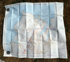 Ordnance Survey 1:50k 9 Cape Wrath Scotland (Power Grid Overprint)