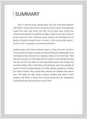 100 Places in France Every Woman Should Go, Paperback by Desanctis, Marcia, B…