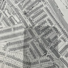 Ordinance Survey 25 Inch To The Mile Large Scale Map 1938. Cricklewood. London