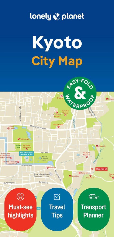 Lonely Planet Lonely Planet Kyoto City Map (Map) Compact City Planning Maps