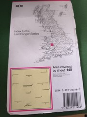 Ordnance Survey 148 Landranger Presteigne & Hay-on-Wye Area