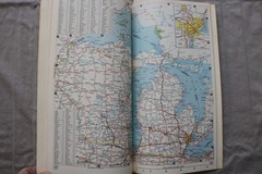 1964 HAMMOND ROAD ATLAS OF THE UNITED STATES – WORLD’S FAIR EDITION – K 3458