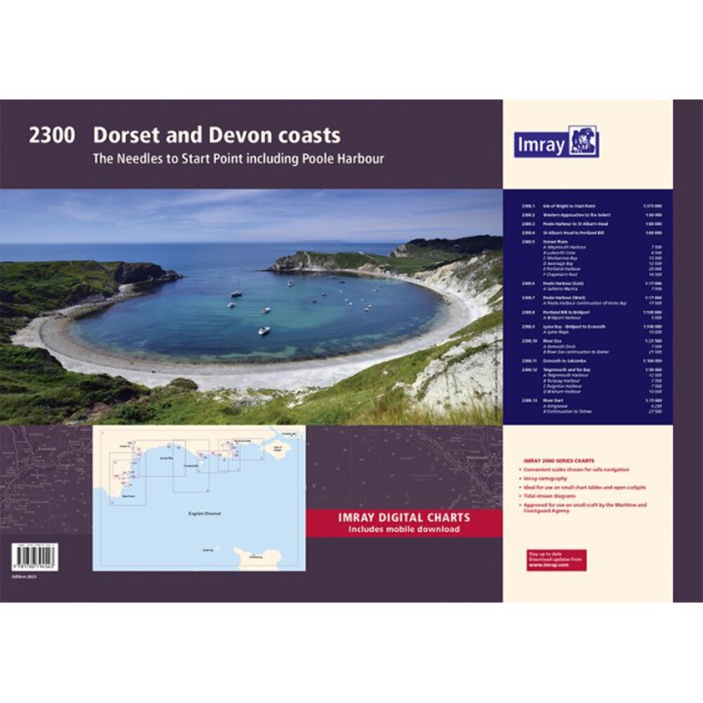 Imray Chart Pack 2300: Devon and Dorset Coasts (Spiral Bound)