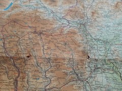 WYE VALLEY 1946 Bartholowmew’s Revised Half-Inch Contoured Map Sheet 13