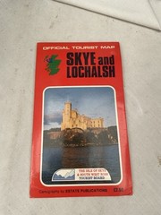 Vintage Official Tourist Map Of Skye And Lochlash