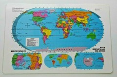 In Spanish! US and World Desk Map Geography History Grade 2 3 4 5 6