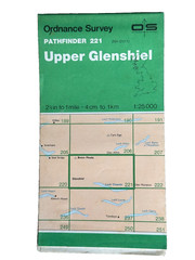 OS Ordnance Survey, Pathfinder Map, Sheet: 221 Upper Glenshiel
