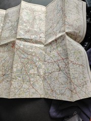 Ordnance survey vintage map of Birmingham.