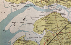 The Solway – Bartholomew’s Revised Half Inch Contoured Map Mounted On Cloth # 38