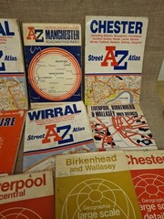 A Collection Of A To Z Street Atlases And Street Plans Liverpool,Manchester Etc