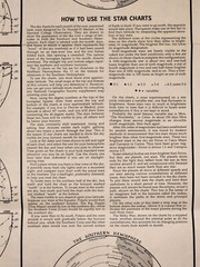 A Map of The Heavens, National Geographic, Folded Poster/Chart, 1970