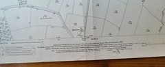 VINTAGE 1904 ORDNANCE SURVEY ROLLED MAP DENHAM 104CM X 74CM
