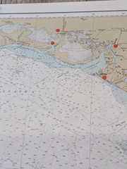 NOAA Chart 16016 Dixon Entrance Cape Elias Alaska 33in x 44in Map
