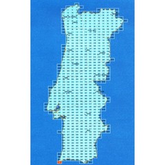 Portugal Tavira – 1:25k topographic map 608 (M888 series) hiking walking