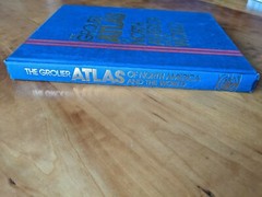 The Grolier Atlas of North America and The World 1986 Hardcover