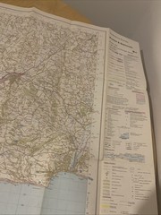 Ordnance Survey Landranger 192 Exeter Sidmouth & Surrounding Area Map 1992 OS