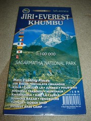 Jiri To Everest Trekking Map 1:100,000