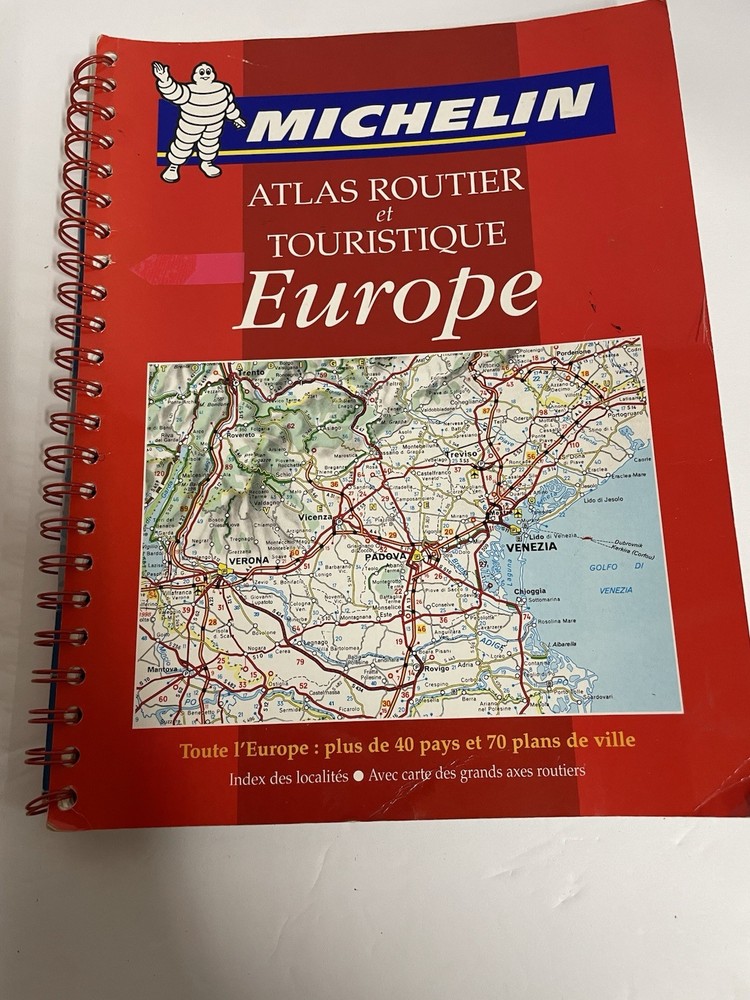 Michelin Atlas Routier et Touristique Europe (Eng.Germ.Fr. It.) 1999 HB5