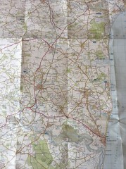1996 Ordnance Survey Landranger Map 156 Saxmundham (inc Aldeburgh & Southwold )