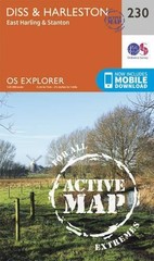 Diss & Harleston (Map) OS Explorer Active Map