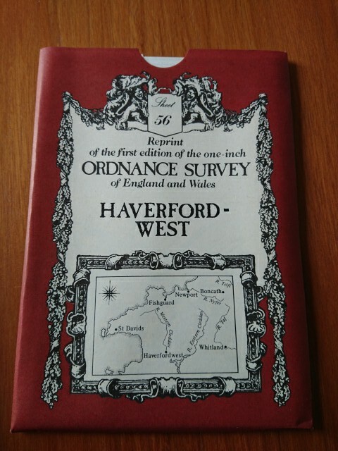 Haverford-West Ordnance Survey map Sheet No. 56. Reprint of First Edition