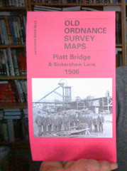 MAP OF Platt Bridge & Bickershaw Lane 1906 Lancashire Sheet 94.13 NEW