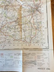 1953 Ordnance Survey One Inch Seventh Series Map 156 Bristol And Stroud