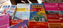Large Box Of Vintage Etc Os And Other Maps All Around UK, See Photos