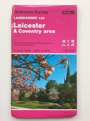 Ordnance Survey Landranger Map No 140 Leicester & Coventry Area