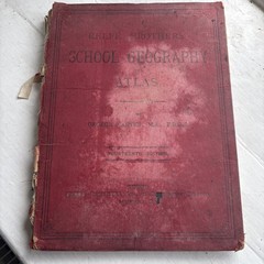 Relfe Brothers School Geography Atlas. Hardback – Fourteenth Edition