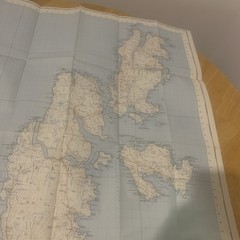 Ordnance Survey One Inch Map 1 Seventh Series Shetland Islands Yell & Unst 1961