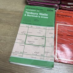 Lot Of 34 OS Ordnance Survey Landranger Map Job Lot Bundle Vintage Maps