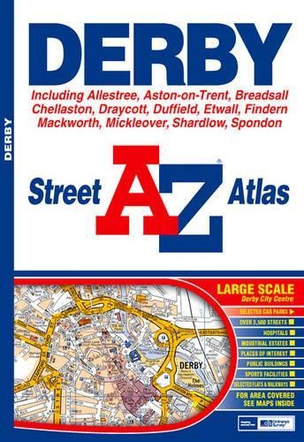 A-Z Derby Street Atlas by Geographers’ A-Z Map Company Paperback / softback The