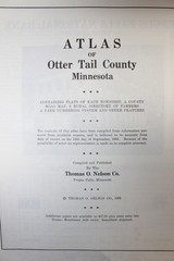 Vintage 1968 Otter Tail County Atlas Plat Book Fergus Falls, Minnesota – NICE