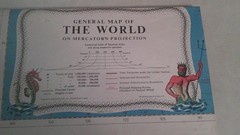 General Map of the World on Mercator’s Projection by George Philip & Son LTD