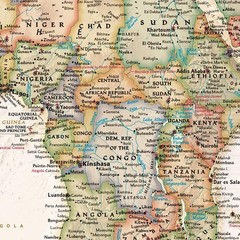 National Geographic World Wall Map – Executive – Laminated (46 x Multicolored