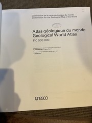 UNESCO Atlas géologique du monde / Geological World Atlas 1:10,000,000 World