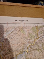 Ordnance Survey Map Of Great Britian – ABERYSTWYTH – 1966 – 1/63360