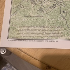 National Geographic Grand Canyon Of Colorado Map 1978 Arizona Folded Map