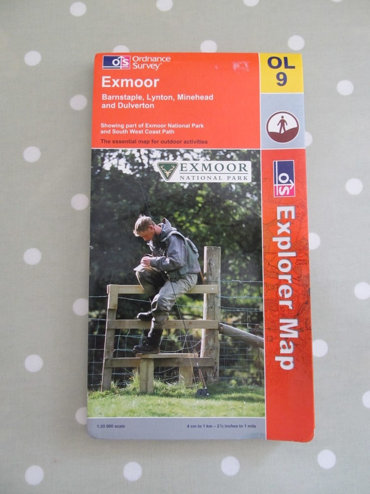 OS EXPLORER MAP OL9 EXMOOR ORDNANCE SURVEY