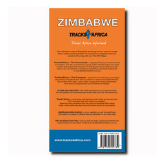 Zimbabwe Tracks4Africa Map for Self Driving accommodation essential tourist info