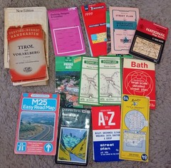 LARGE Job Lot of Vintage 1960’s 1970’s 1980’s Touring UK Regional & London Maps